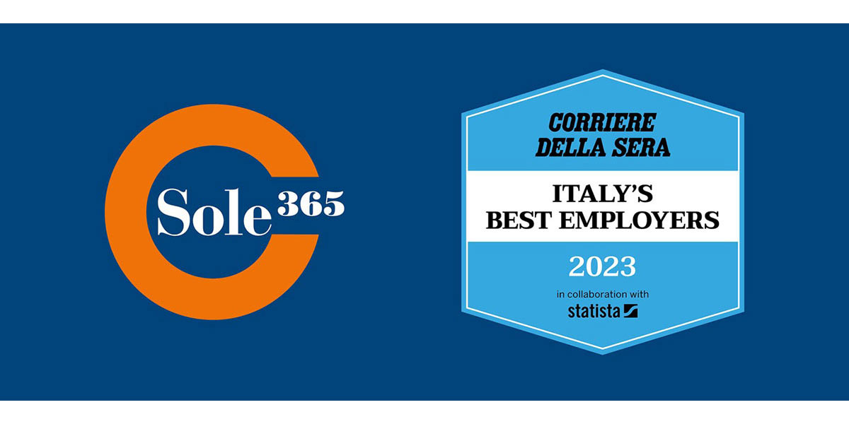 Sole365 indicato come Best Employers 2023